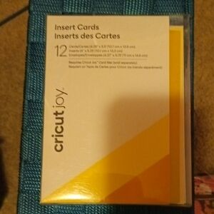 Cricut Joy Insert Cards with Gold And Cream Design